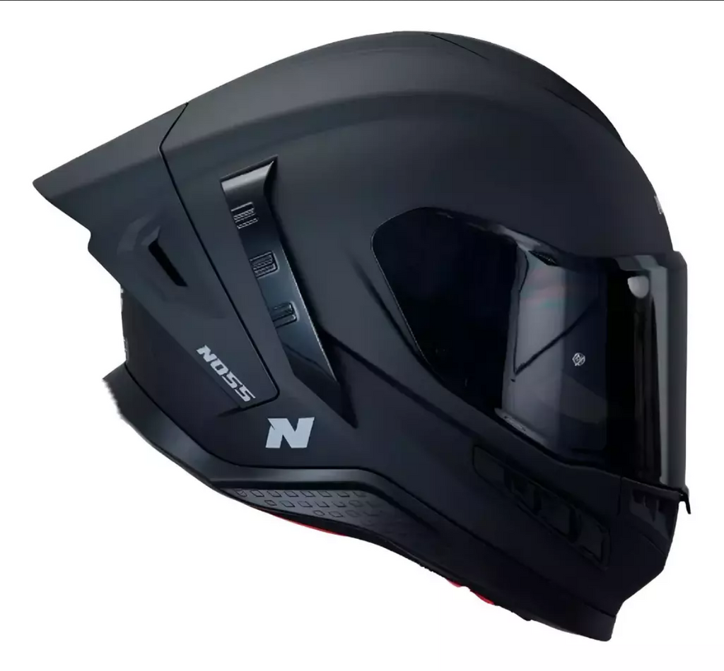 Casco Integral Para Moto Noss Ns-806 Solid Negro Mate