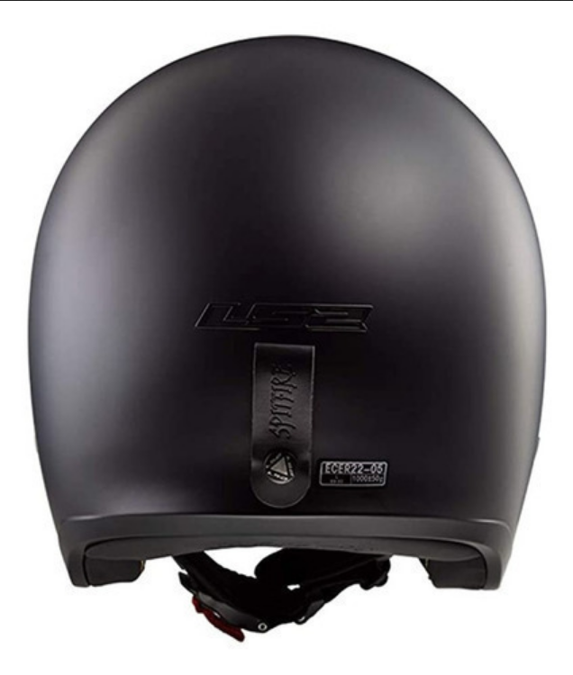 Casco Para Moto Abierto Ls2 Of599 Spitfire Solid Negro