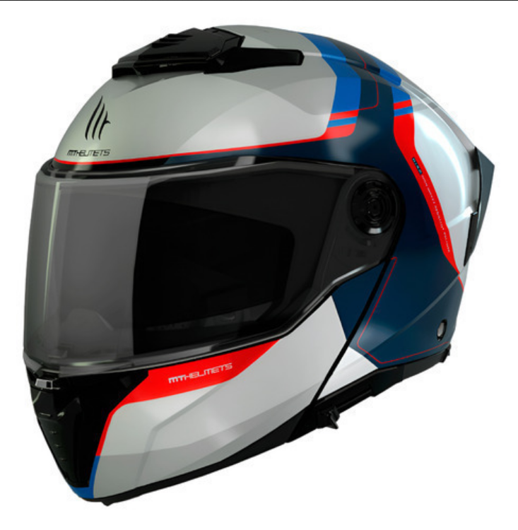 Casco Mt Helmets Atom 2 Sv Emalla C7 Abatible Certificado