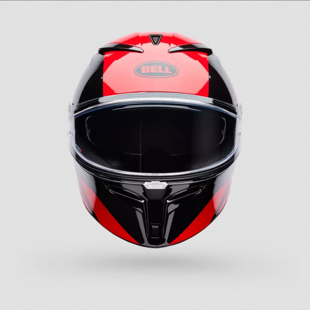 Casco Integral Moto Bell Lithium Tech Rojo/ Negro
