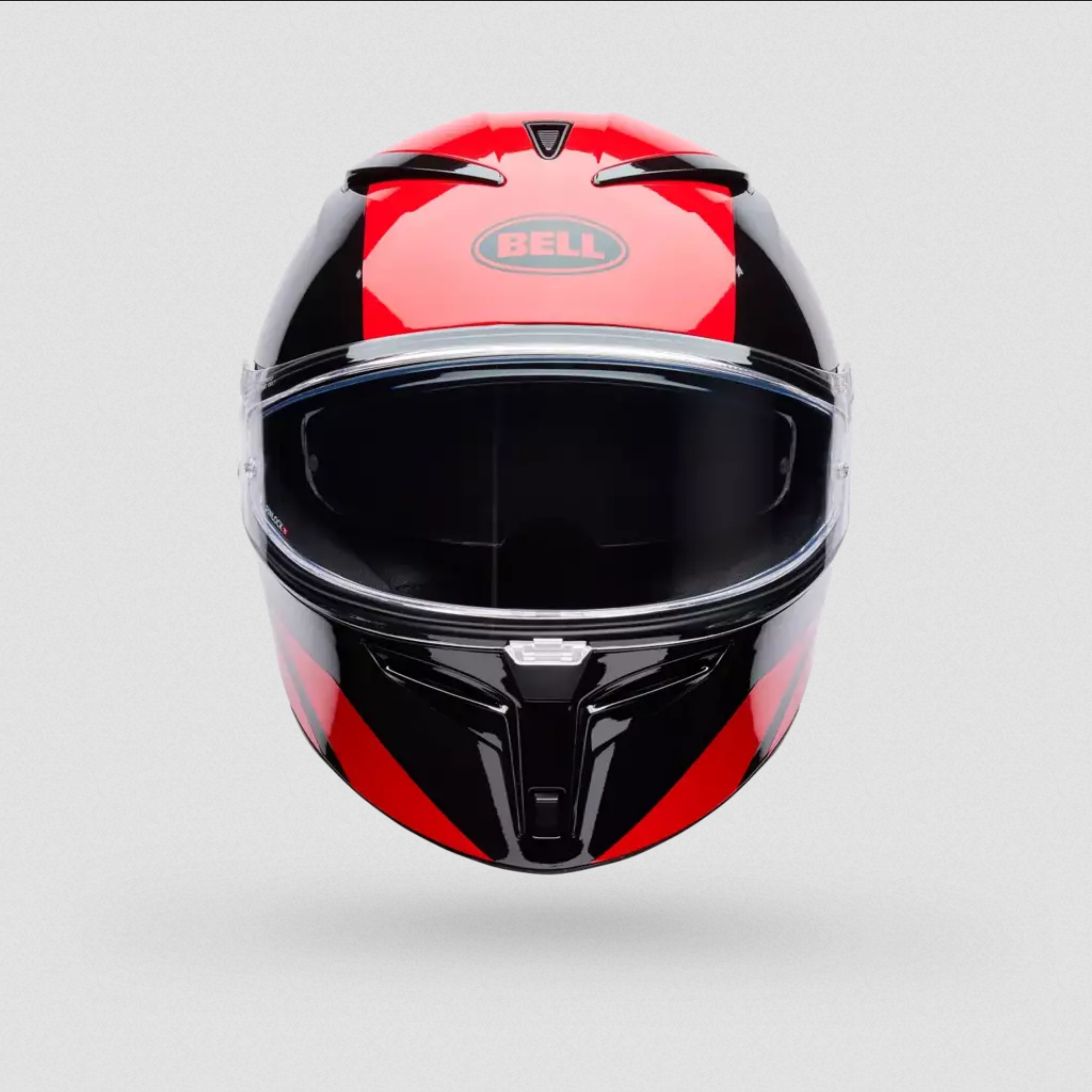 Casco Integral Moto Bell Lithium Tech Rojo/ Negro