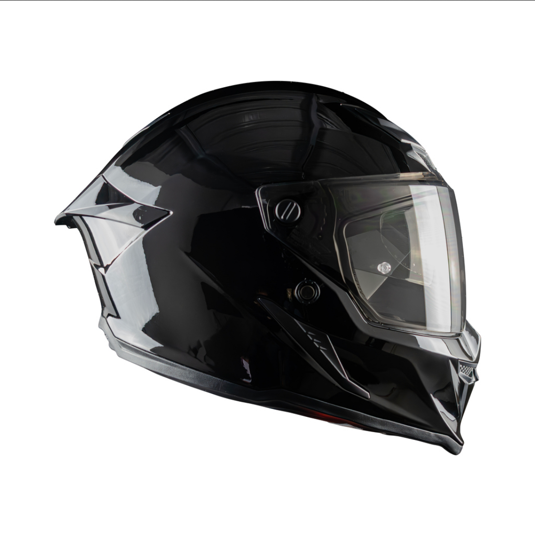 Casco Integral De Moto Immortale Irius Negro Brillante