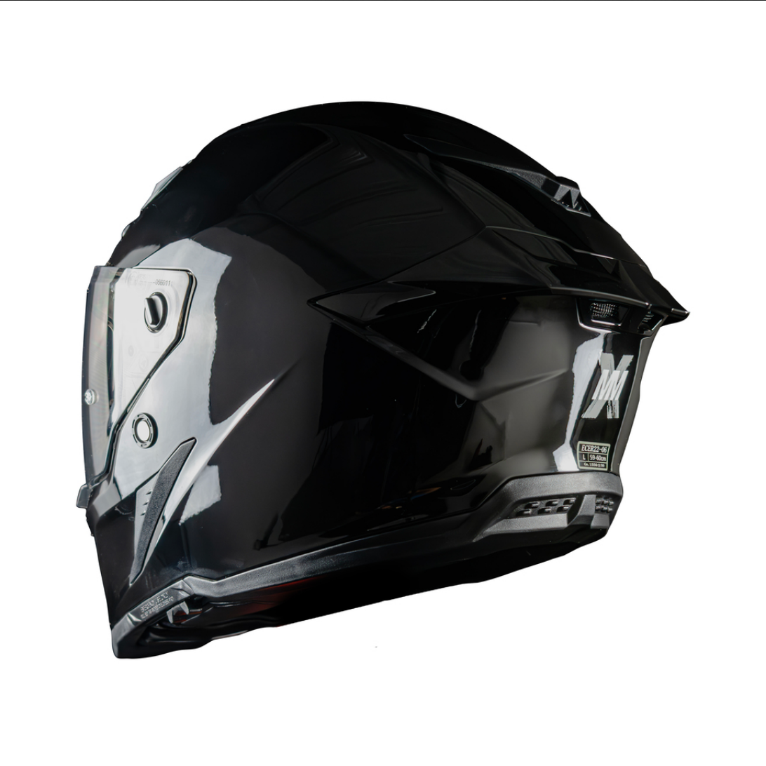 Casco Integral De Moto Immortale Irius Negro Brillante