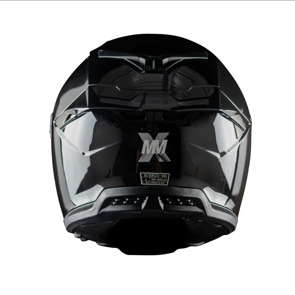 Casco Integral De Moto Immortale Irius Negro Brillante