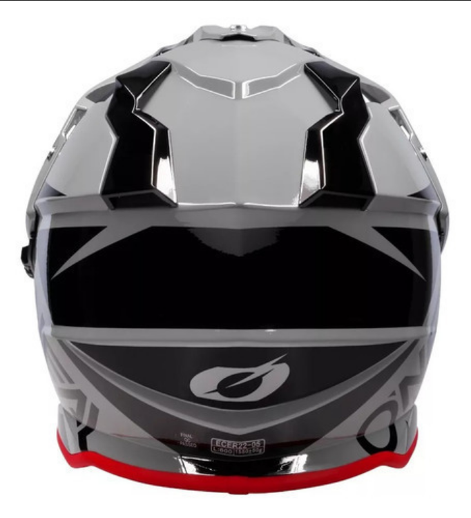 Casco Multiproposito De Moto Oneal Sierra R V.23 Gris/ Rojo