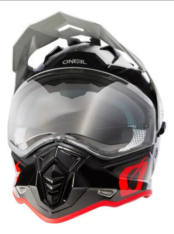 Casco Multiproposito De Moto Oneal Sierra R V.23 Gris/ Rojo