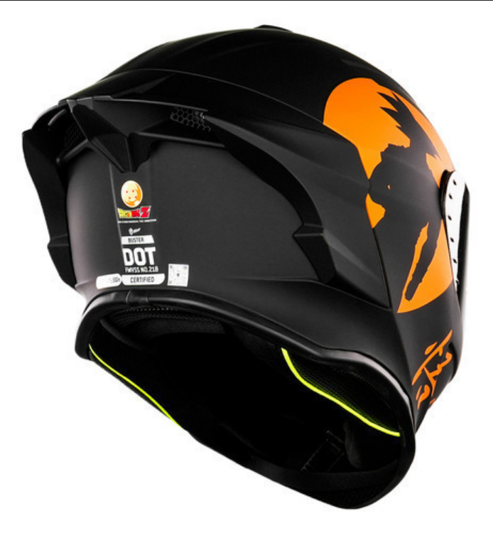 Casco Para Moto Kov Buster Dragon Ball Z Goku Certificado
