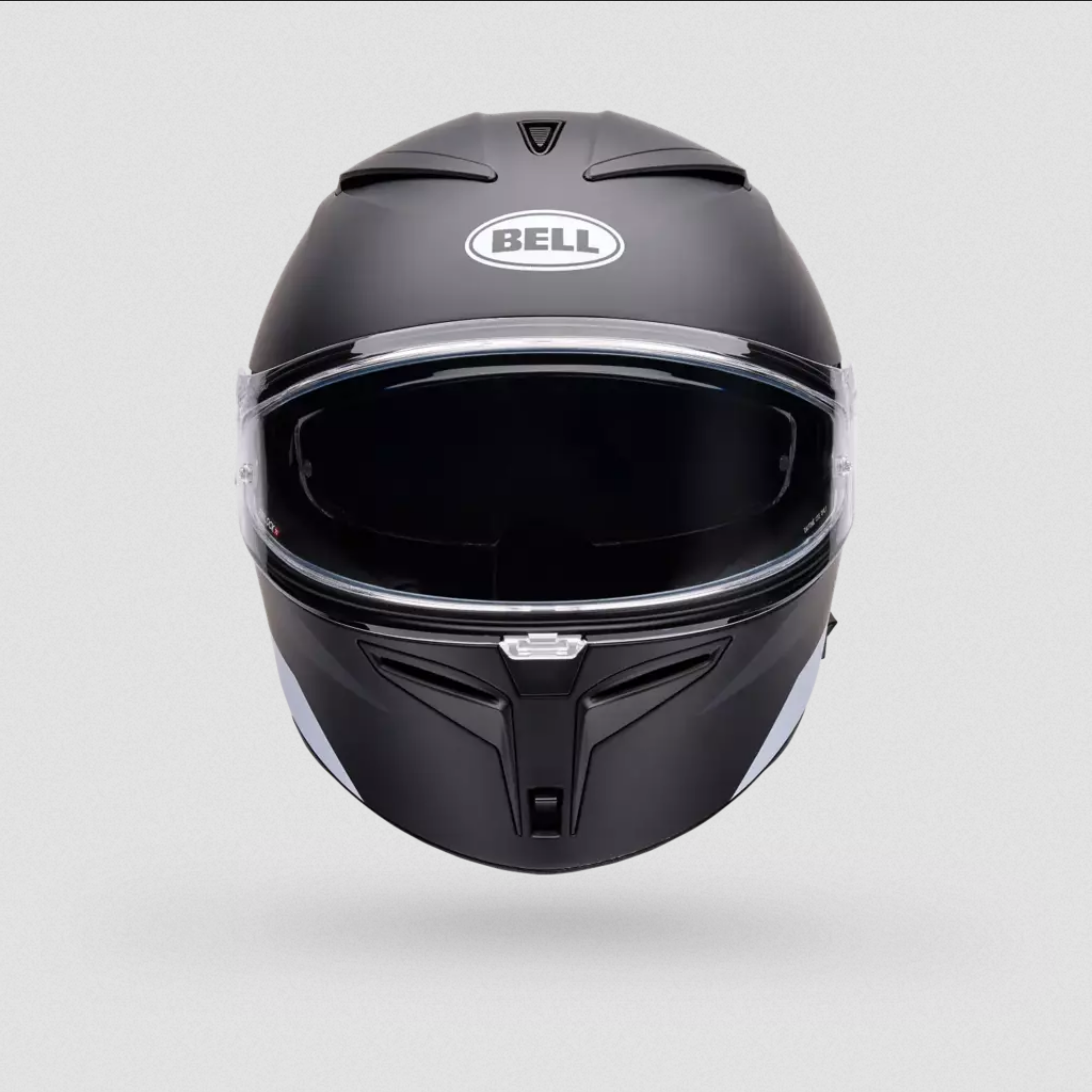Casco Integral Moto Bell Lithium Flip Negro/ Blanco