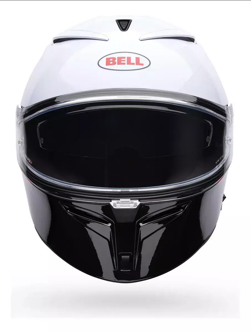 Casco Integral Moto Bell Lithium Motion Blanco/ Rojo