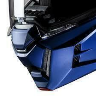 Casco Abatible De Moto Hjc I80 Solid Azul Metalico