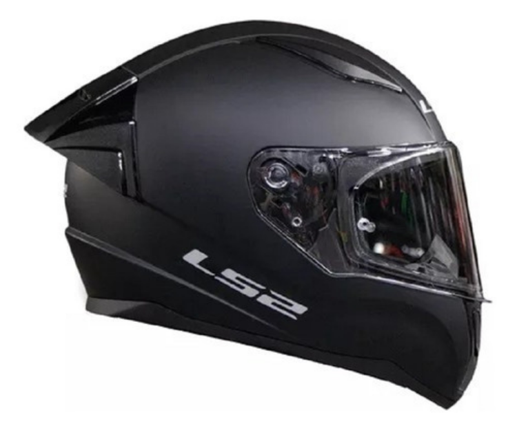 Casco Para Moto Ls2 Ff353 Rapid 2 Solid Negro Mate