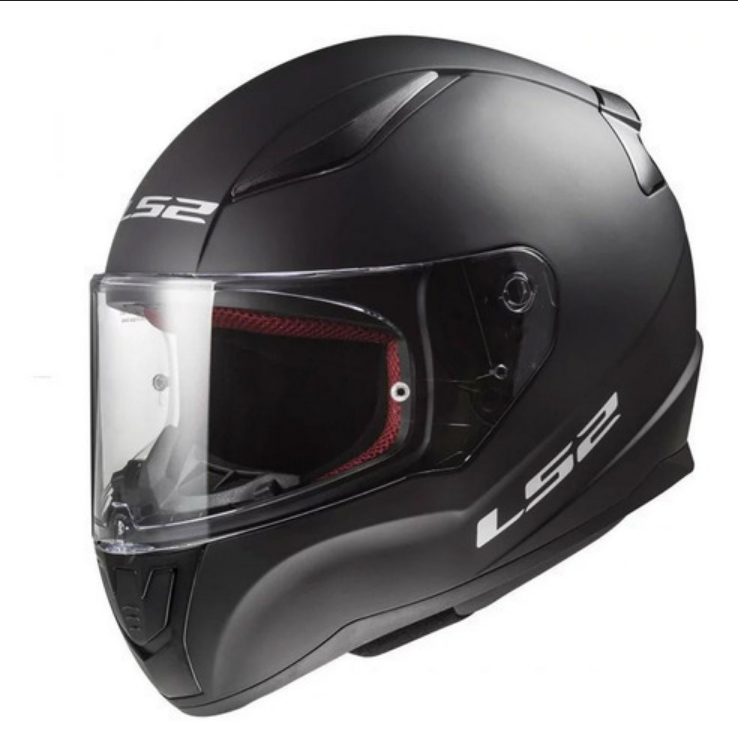 Casco Para Moto Ls2 Ff353 Rapid 2 Solid Negro Mate
