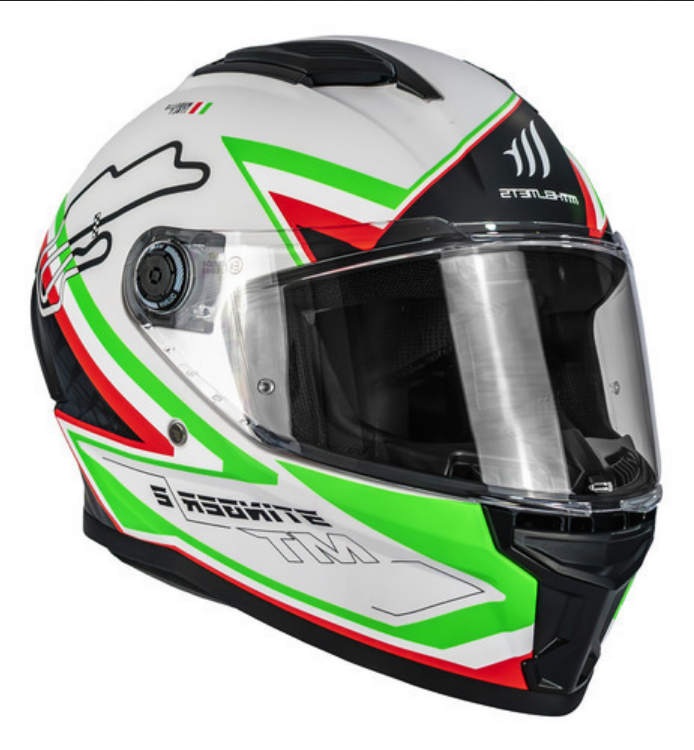 Casco Moto Mt Helmets Stinger 2 Grand Prix A6 Italia Ece2206