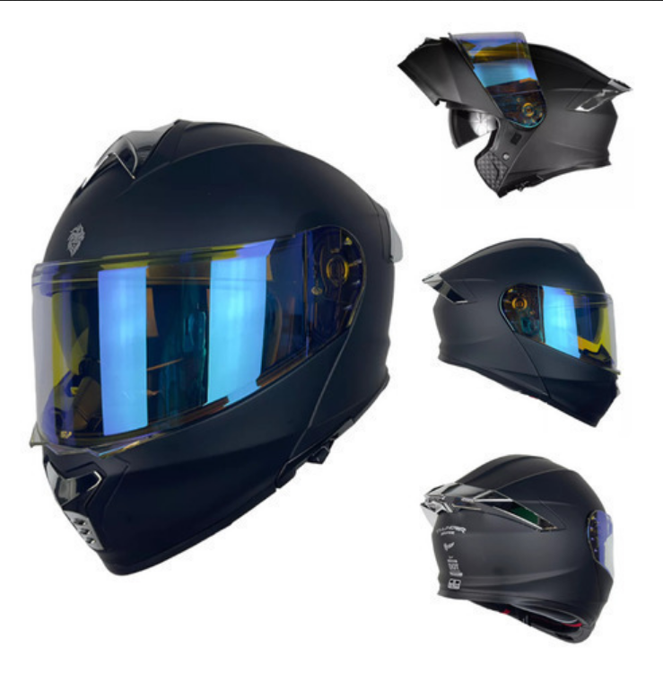 Casco Abatible Kov Thunder Motocity Visión Nocturna Dot