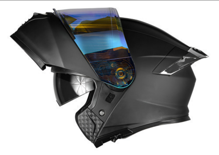 Casco Abatible Kov Thunder Motocity Visión Nocturna Dot