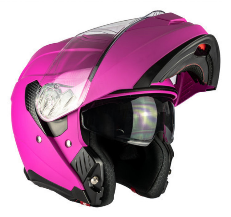 Casco Abatible Mujer Mt Helmets Exodus Doble Certificación