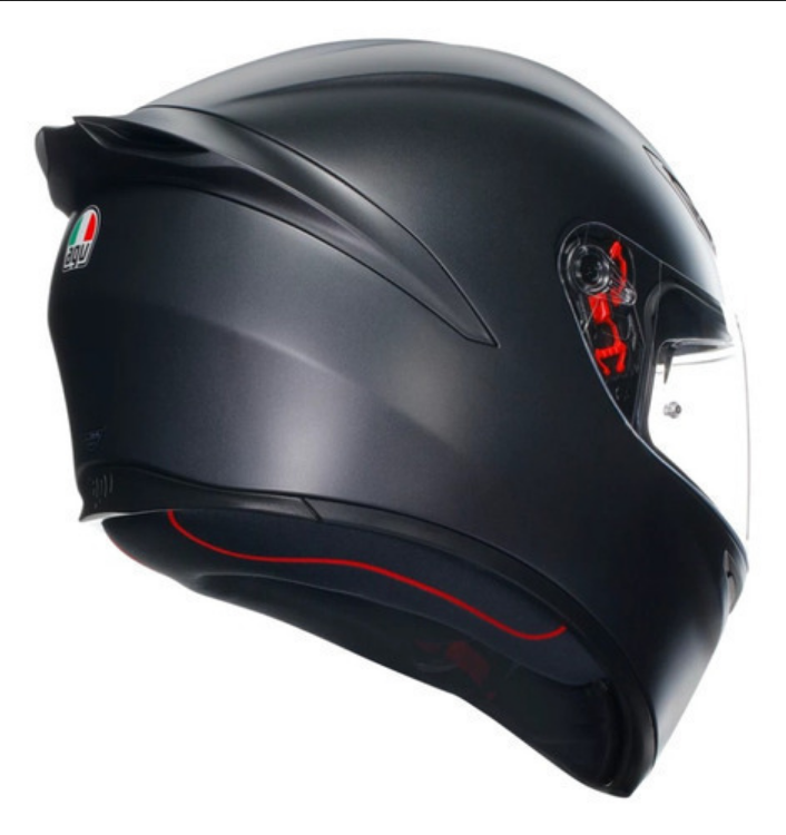 Casco Agv K1s Negro Mate Certificación Ece 2206 Motocity