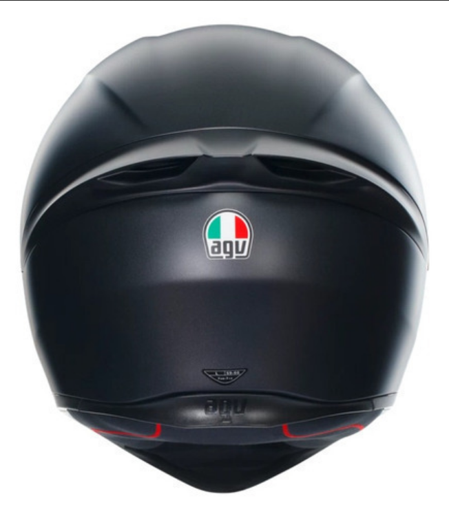 Casco Agv K1s Negro Mate Certificación Ece 2206 Motocity