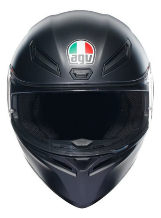 Casco Agv K1s Negro Mate Certificación Ece 2206 Motocity
