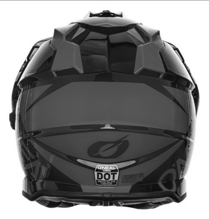 Casco Doble Proposito Moto Oneal Sierra R V.23 Gris/ Negro
