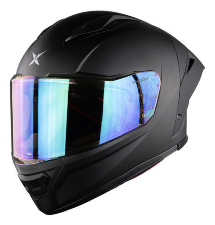 Casco Integral De Moto X- Kov Velux Solido Negro Mate