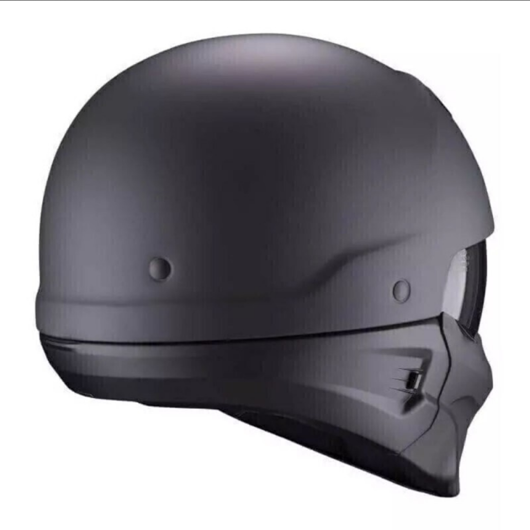 Casco Abatible De Moto Scorpion Exo Combat 2 Open Solid Mate