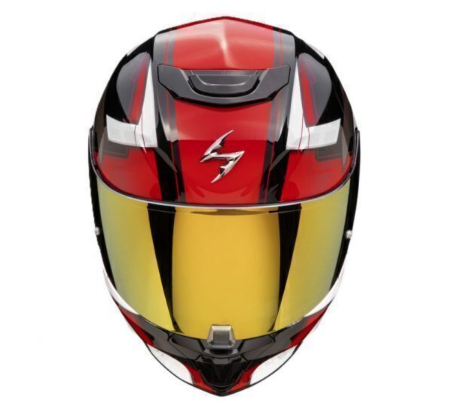 Casco Integral De Moto Scorpion Exo 391 Captor Rojo/ Negro