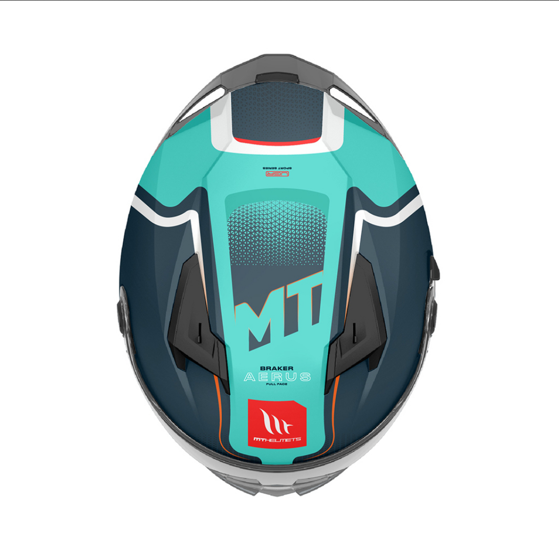 Casco Para Moto Mt Helmets Braker Aerus C7 Ece2206 Sharp 5