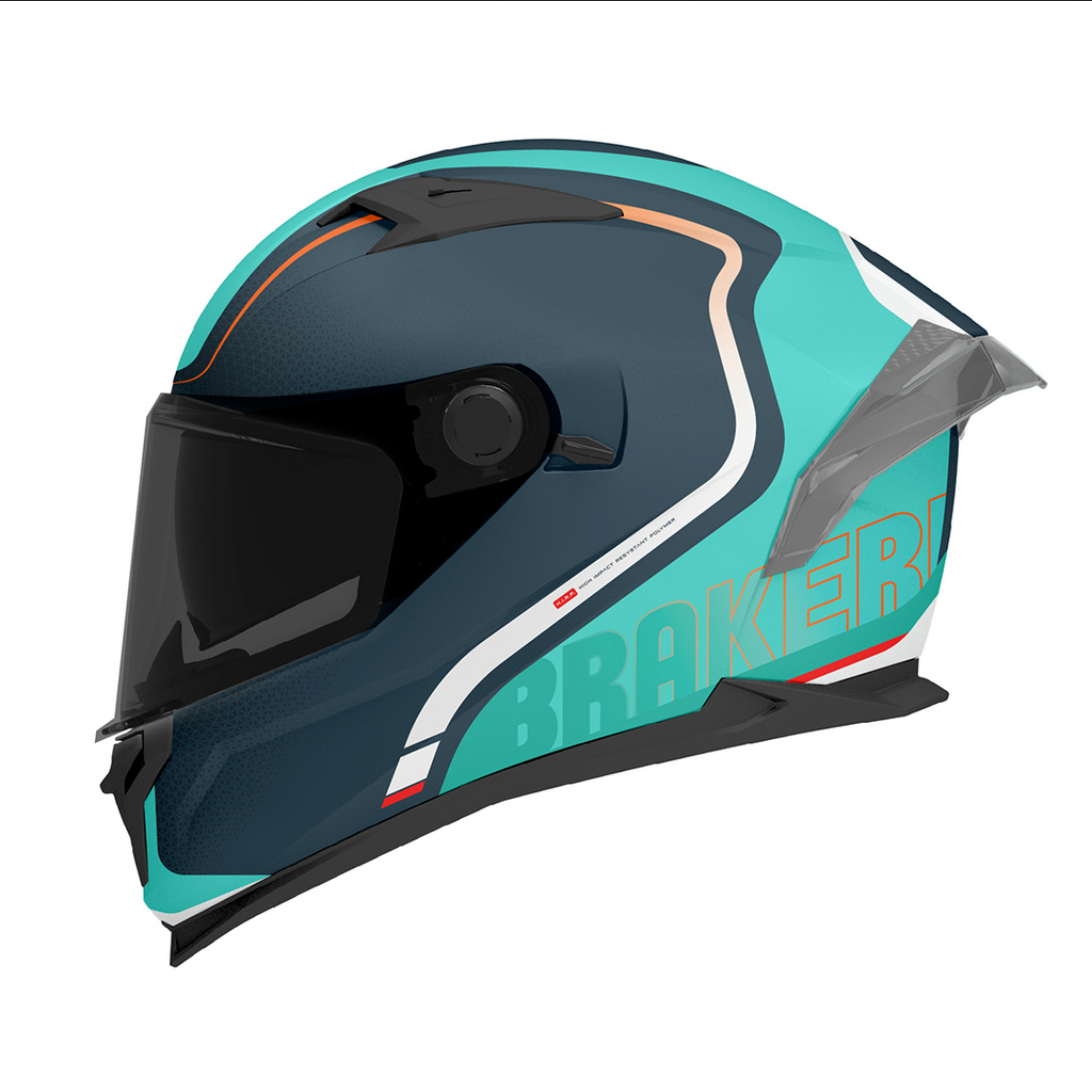 Casco Para Moto Mt Helmets Braker Aerus C7 Ece2206 Sharp 5