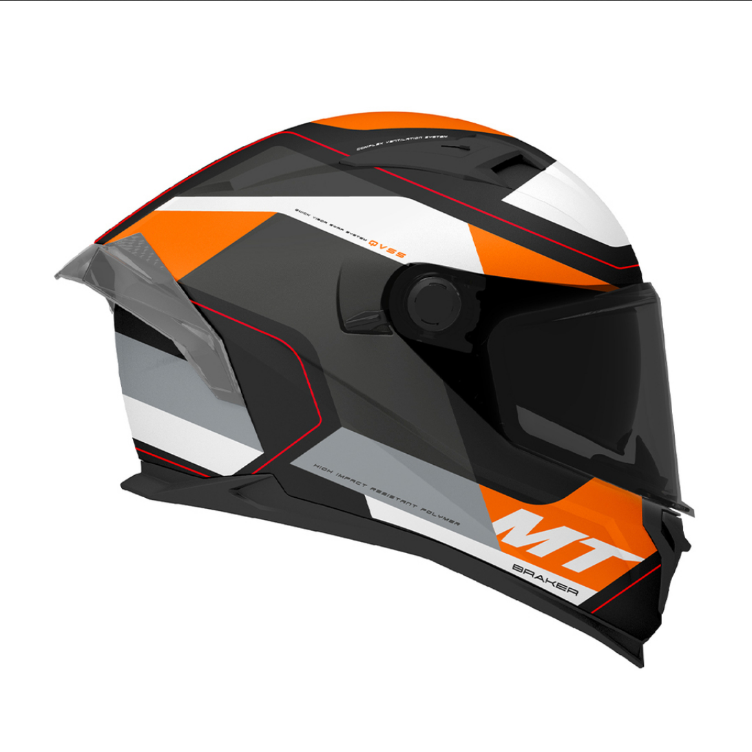 Casco Para Moto Mt Helmets Braker Buds B4 Ece2206 Sharp 5