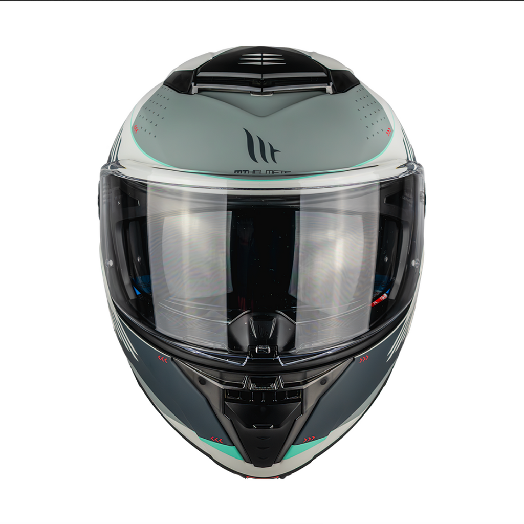 Casco Mt Helmets Atom 2 Cf C2 Mate Ece2206 Abatible Moto