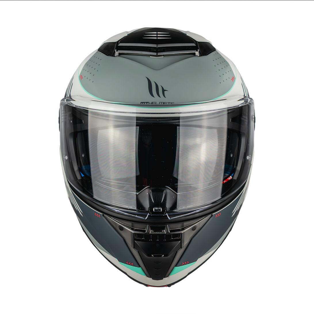 Casco Mt Helmets Atom 2 Cf C2 Mate Ece2206 Abatible Moto