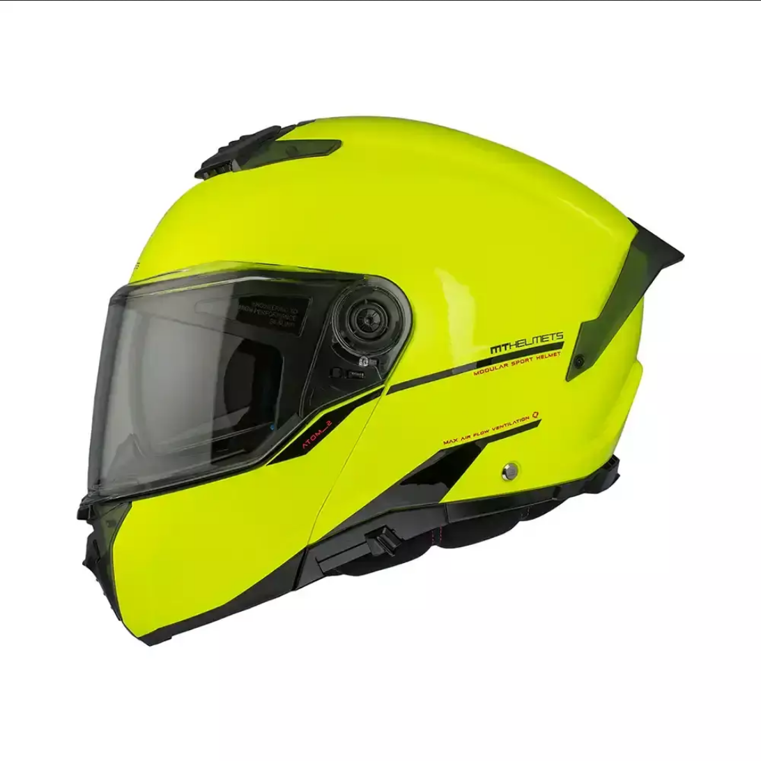 Casco Abatible Moto Mt Helmets Atom 2 A3 Ece2206 Reflex