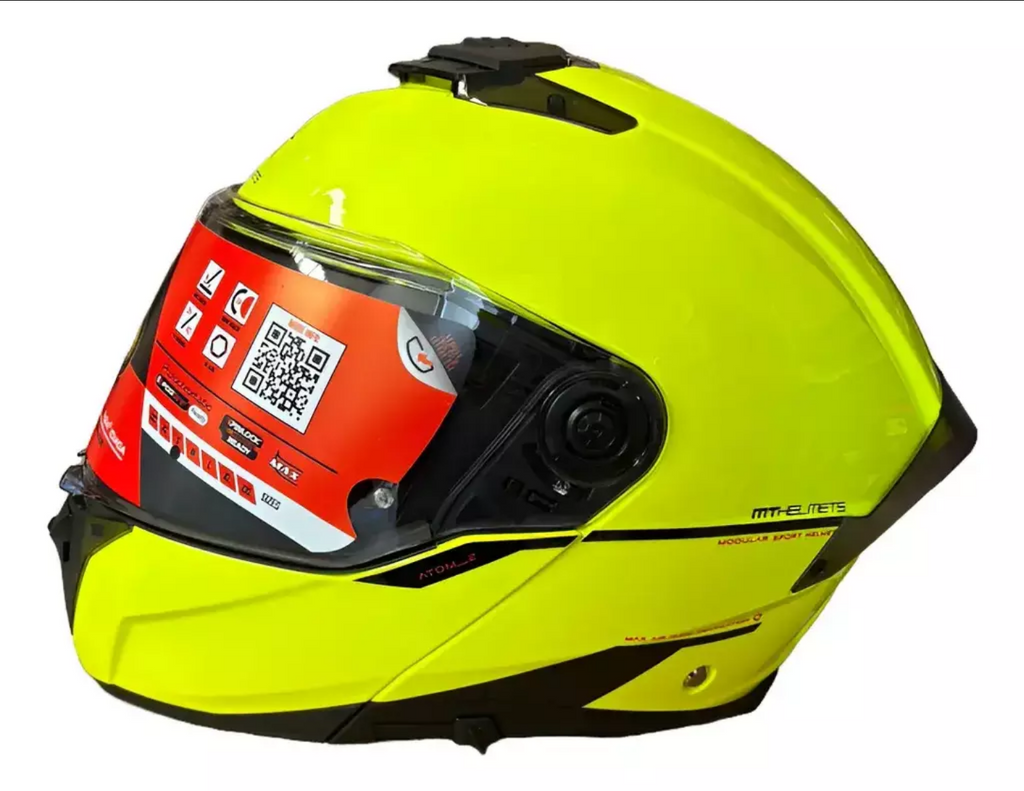 Casco Abatible Moto Mt Helmets Atom 2 A3 Ece2206 Reflex