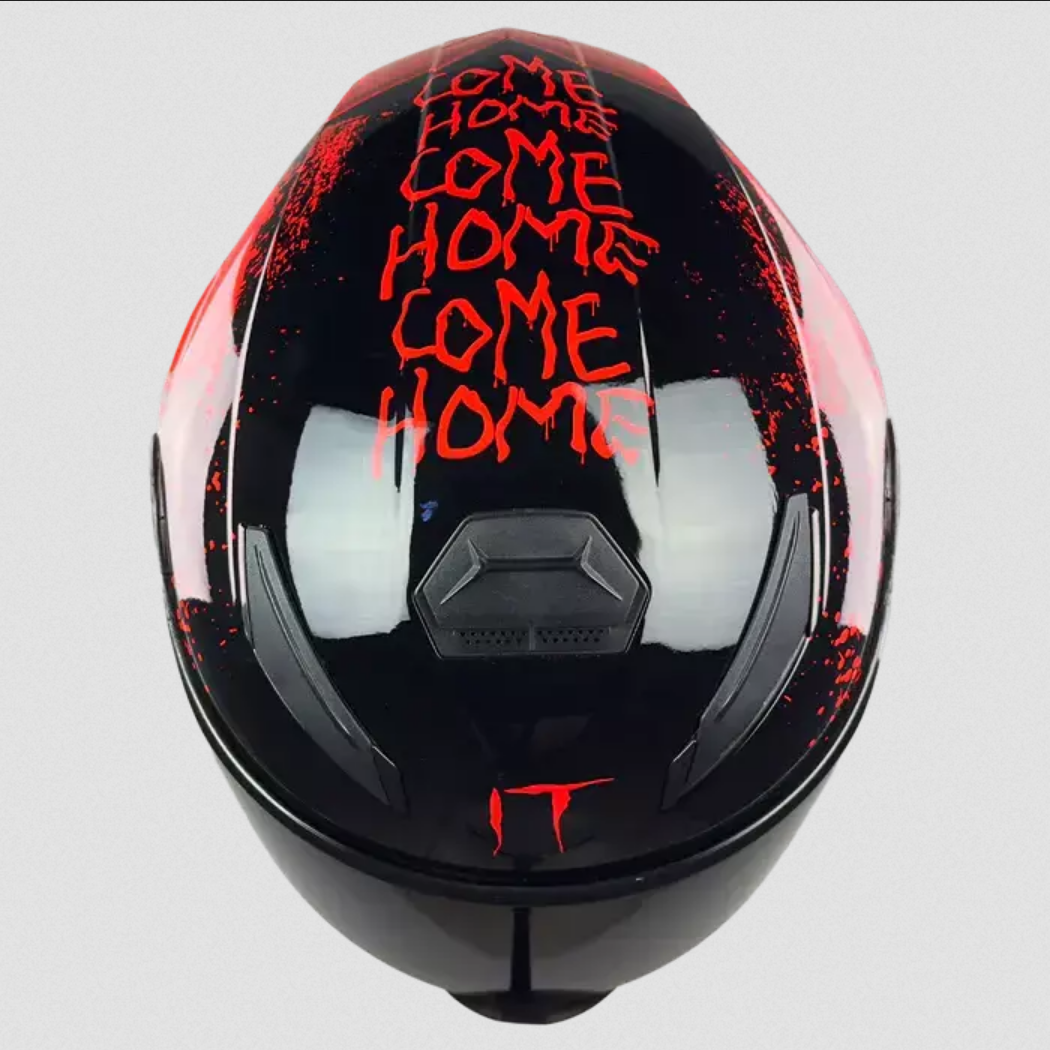 Casco Kov Abatible Moto Payaso Eso It Certificado Dot