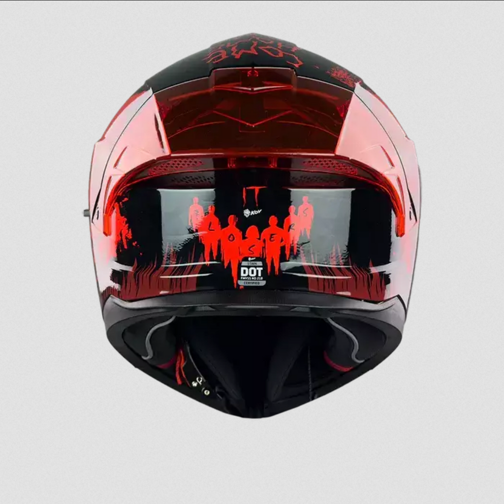 Casco Kov Abatible Moto Payaso Eso It Certificado Dot