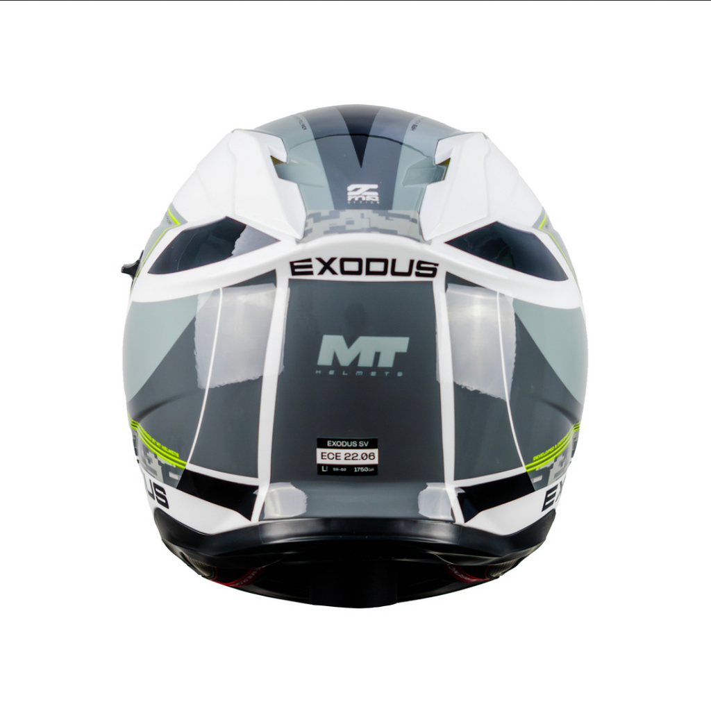 Casco De Moto Mt Helmets Exodus Sv Columbia A2 Gris Brillo