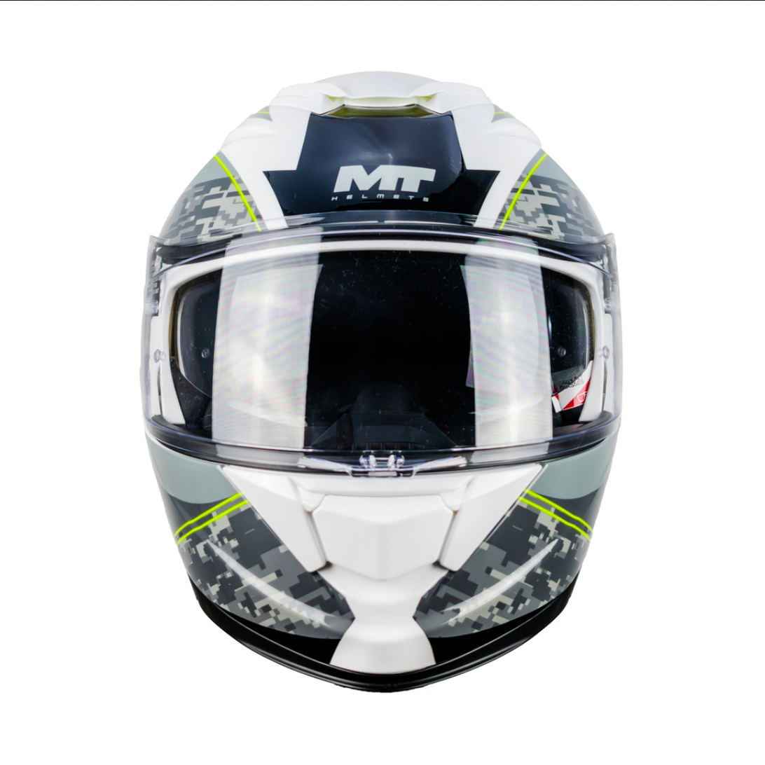 Casco De Moto Mt Helmets Exodus Sv Columbia A2 Gris Brillo