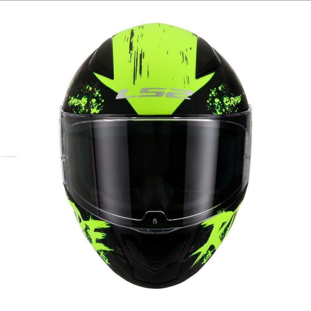 Casco Integral Ls2 Rapid 2 Naugthy Negro/ Hivis Mate