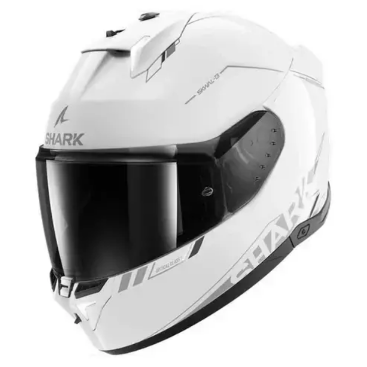 Casco Integral de Moto Shark Skwal i3 Blanco/ Plata