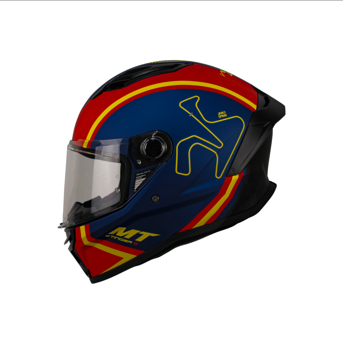 Casco Moto Mt Helmets Stinger 2 Grand Chelem España Ece2206