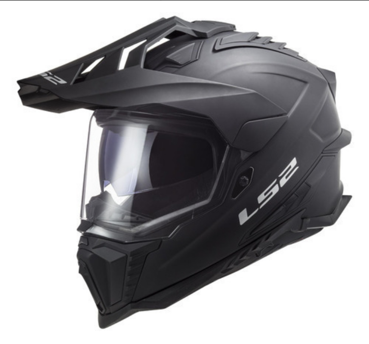 Casco Para Moto Ls2 Mx701 Explorer Solid Negro Mate