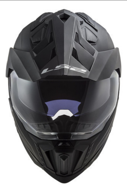 Casco Para Moto Ls2 Mx701 Explorer Solid Negro Mate