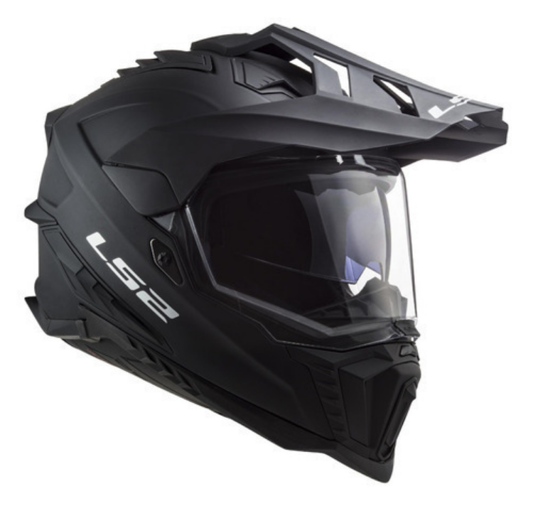 Casco Para Moto Ls2 Mx701 Explorer Solid Negro Mate