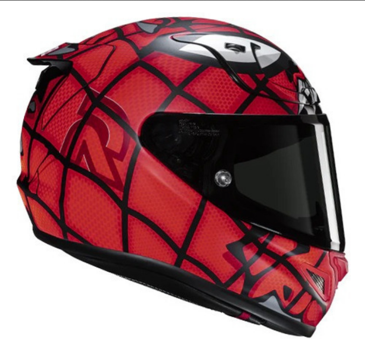 Casco Moto Hjc Rpha 12 Venom Marvel Pista Edición Especia