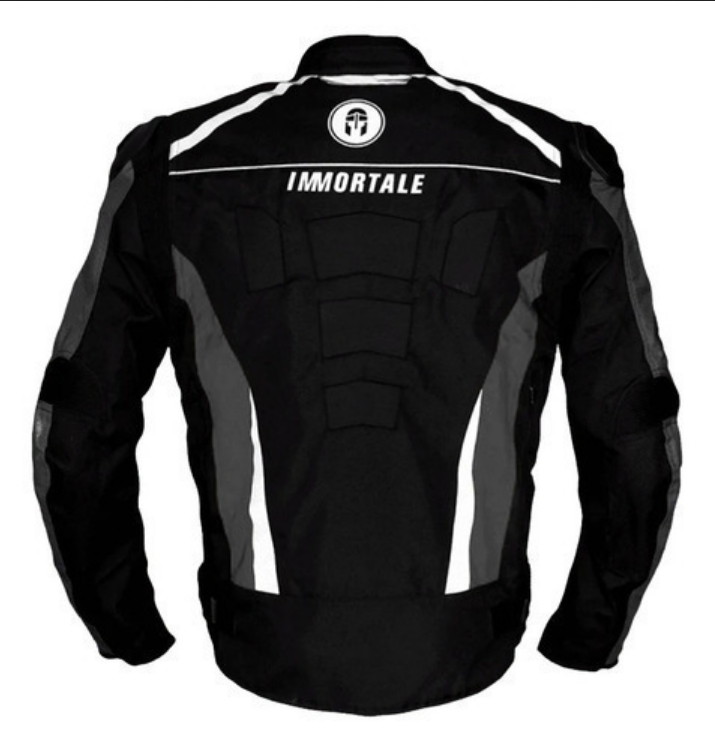Chamarra Para Moto Immortale Confort Z Gris/ Negro
