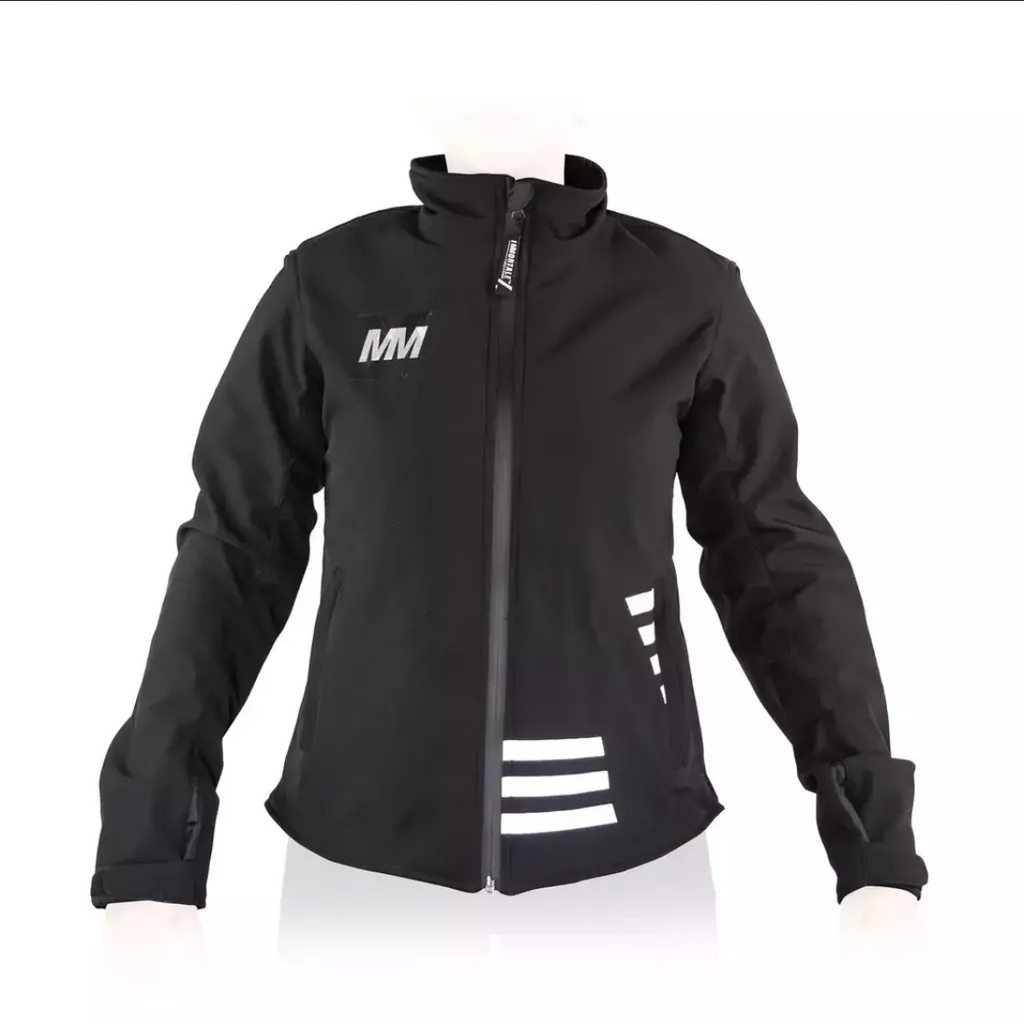 Chamarra Para Moto Immortale Zitia Negro Con Reflejante