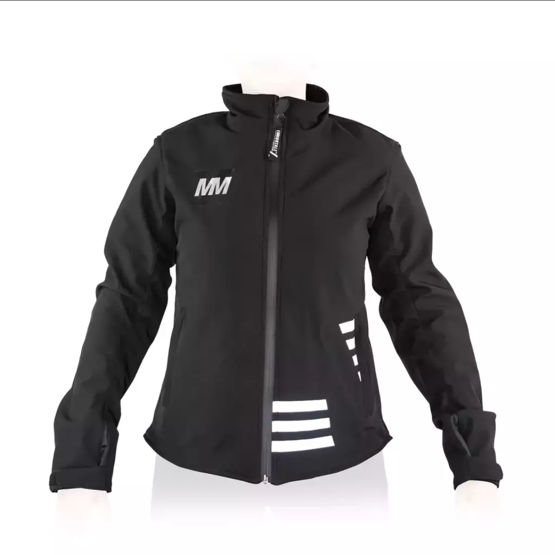 Chamarra Para Moto Immortale Zitia Negro Con Reflejante