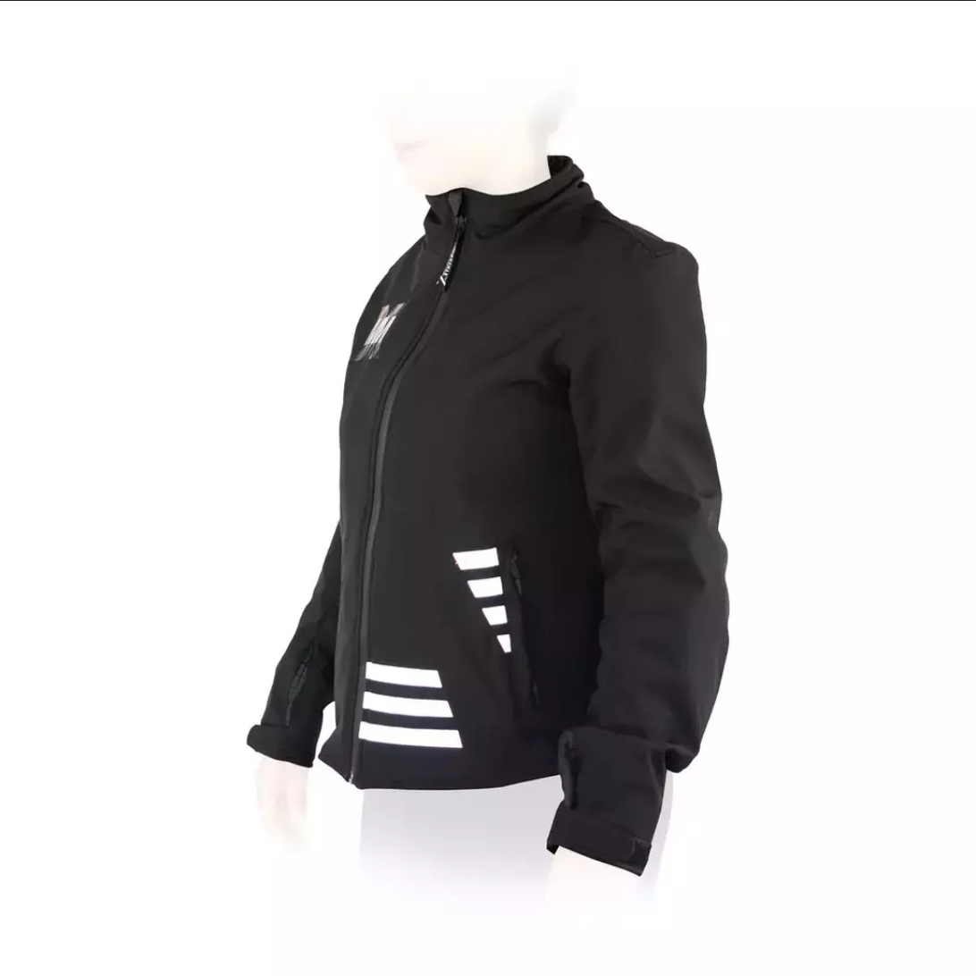 Chamarra Para Moto Immortale Zitia Negro Con Reflejante