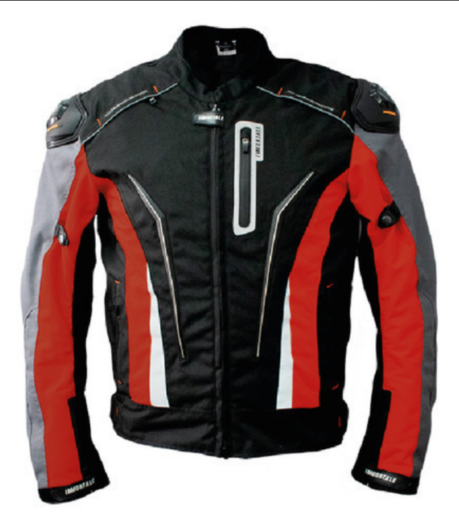 Chamarra Para Moto Immortale Confort Z Rojo/ Negro Pista